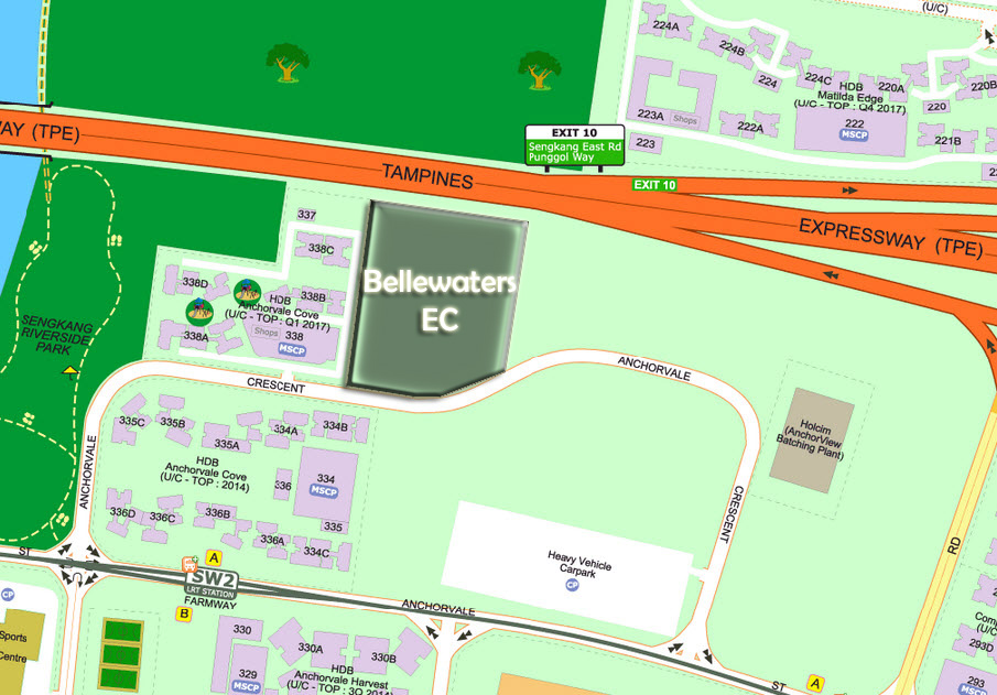 Bellewaters EC Location